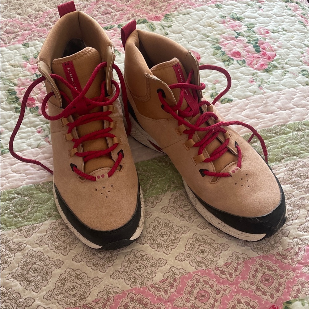 Ryka Tan and Pink Winter Boots